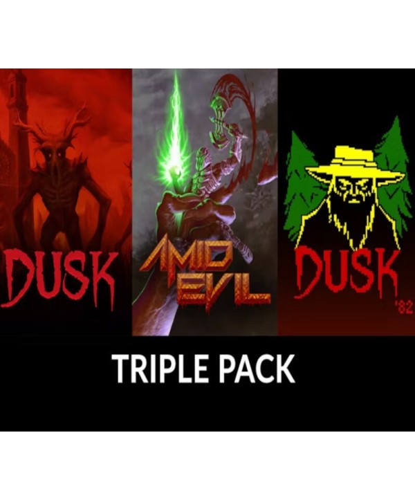 DUSK & AMID EVIL & DUSK 82 Ultimate Edition Triple Pack Bundle Steam Key GLOBAL